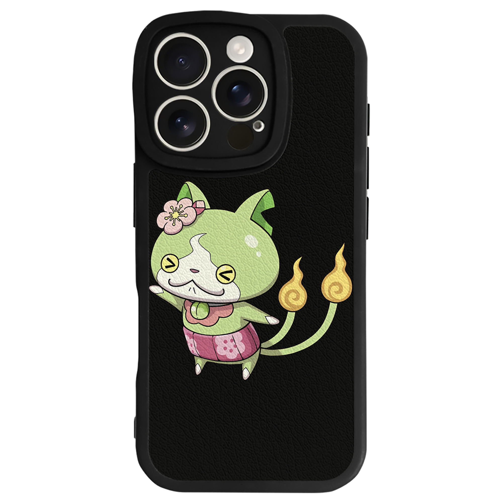（画像用） 妖怪ウォッチ Yo-kai Watch 【iPhone 16シリーズ対応】シリコンスマホケース（レザー調） 材質：シリコン